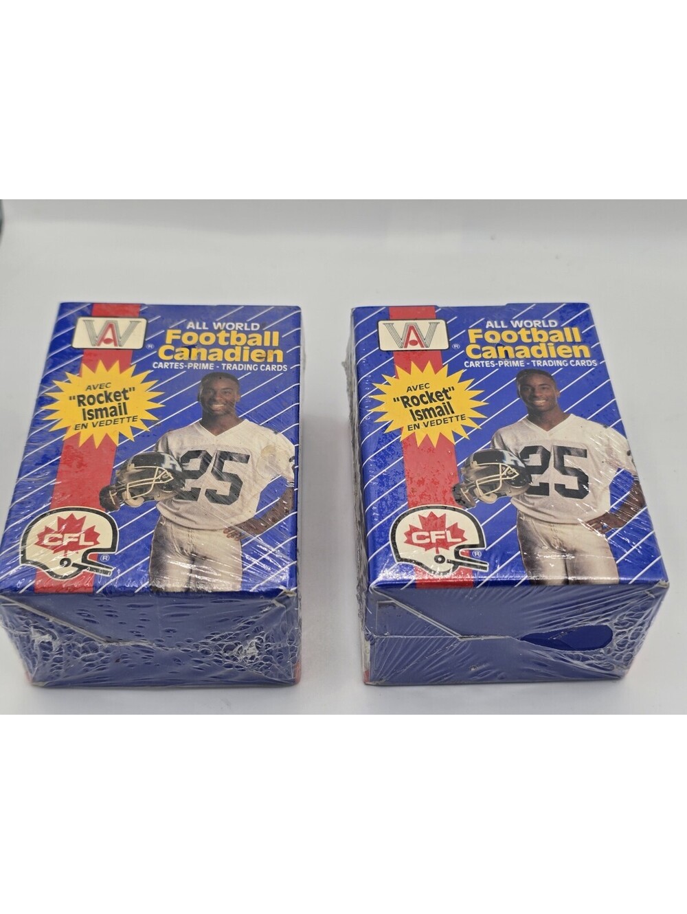 1991 All World CFL CANADIAN  Football Sealed Set Rocket Ismail Lot Of Two